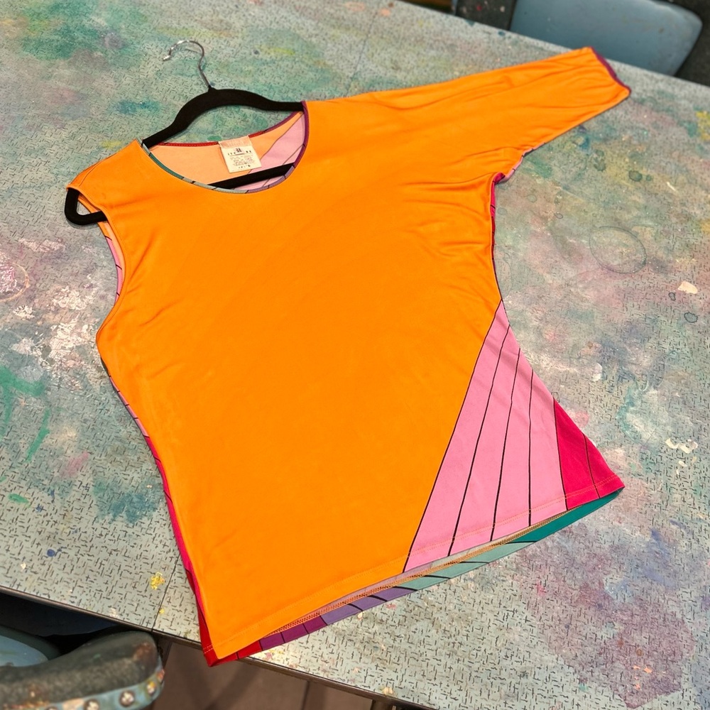 Y2K Versace Psychedelic Top - Picture 6 of 15